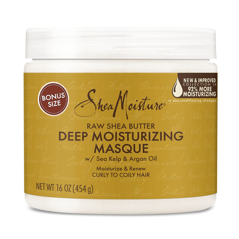 Shea Moisture Raw Shea Butter Deep Moisturizing Hair Masque, 16 Oz
